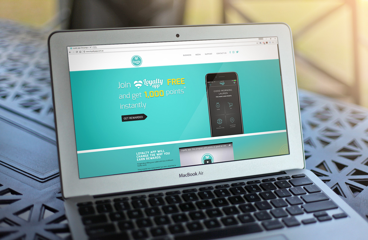 Loyalty app – website